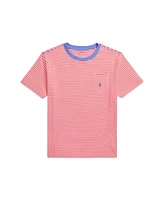 Polo Ralph Lauren Big Boys Striped Jersey Pocket T-Shirt