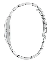 Guess Women's Analog Silver-Tone Stainless Steel Watch, 27mm