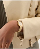 Guess Women's Analog Gold-Tone Steel Mesh Watch, 28mm