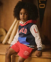 Polo Ralph Lauren Little Boys Baseball Logo Double Knit Hoodie