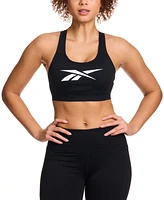 Reebok Women's Lux Vector Racer-Back Sport Bra