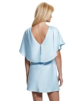 Guess Women's Jasmine Round-Neck Cape-Back A-Line Dress