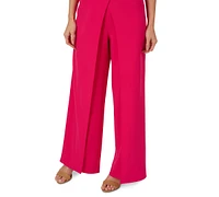 Adrianna Papell Women's Rosette One-Shoulder Jumpsuit