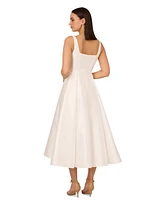 Adrianna Papell Women's Mikado Fit & Flare Dress