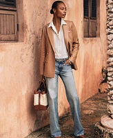 Lauren Ralph Women's High-Rise Wide-Leg Jeans