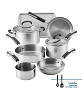 Farberware Brilliance 11-Pc Limited Edition Stainless Steel Cookware Set, Exclusively at Macy's