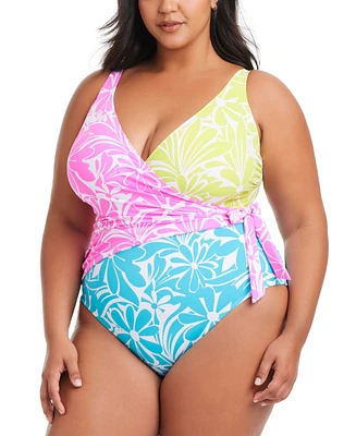 Bleu by Rod Beattie Plus Sock It To Me Tie-Side Swimsuit