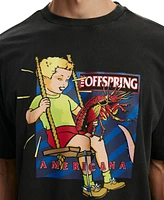 Cotton On Men's The offspring Box Fit Premium Music T-Shirt - Washed black,