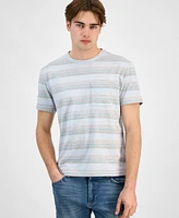 Sun + Stone Men's Regular-Fit Multistripe Pocket T-Shirt, Exclusively at Macy's