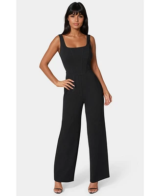 Bebe Women's Corset Jumpsuit