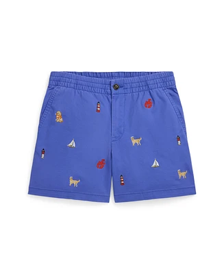 Polo Ralph Lauren Big Boys Embroidered Chino Shorts