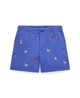 Polo Ralph Lauren Big Boys Embroidered Chino Shorts