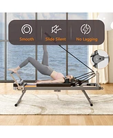 Pilates core bed, foldable home high quality, yoga studio same commercial fitness equipment, black