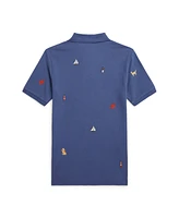 Polo Ralph Lauren Big Boys Embroidered Mesh Shirt