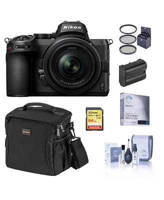 Nikon Z5 Full Frame Mirrorless Camera with 24-50mm Zoom Lens, Essential Bundle