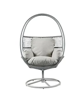 Reno Outdoor Wicker Swivel Lounge Chair