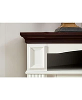 Corner Electric Fireplace with Mantel, Realistic Effects, Remote and Timer