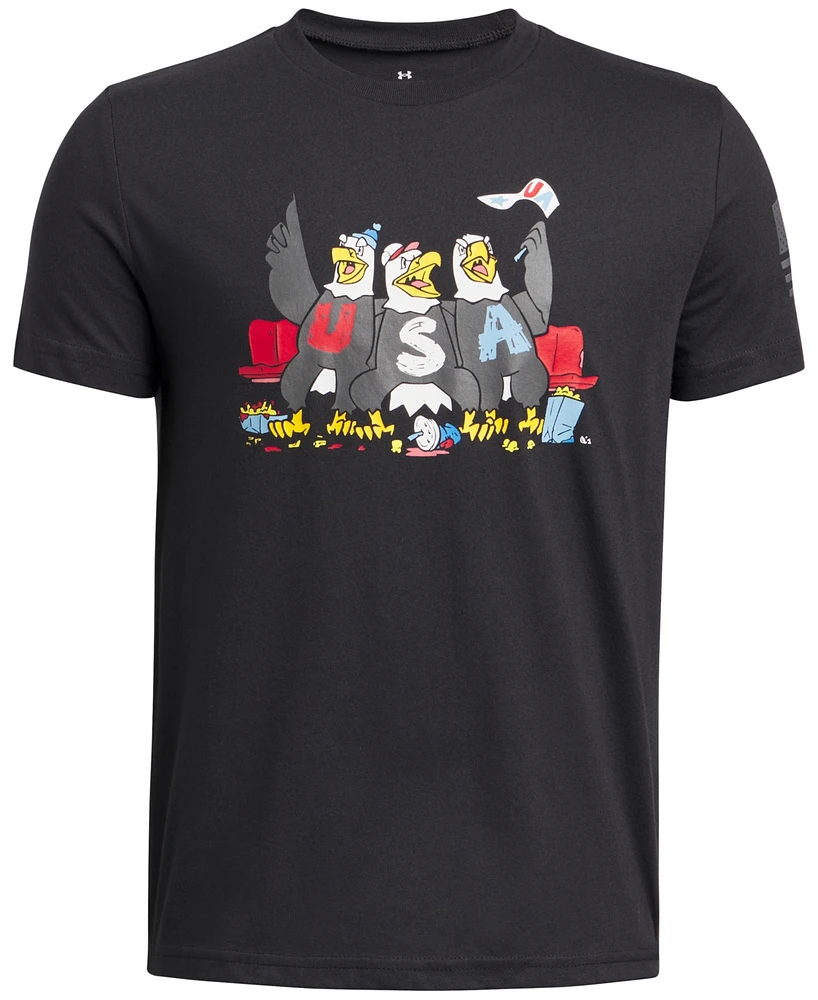 Under Armour Big Boys Freedom Fun Eagle Graphic T-Shirt
