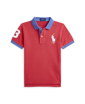 Polo Ralph Lauren Toddler and Little Boys Big Pony Mesh Shirt