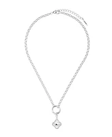 Unwritten Diamond Cut Clover Pendant Necklace