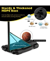 4.25-10 Feet Portable Adjustable Basketball Goal Hoop System