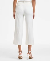 Anne Klein Women's Pull-on Cropped Wide-Leg Pants