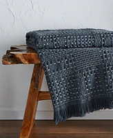 Oake Mixed Waffle Throw, 50" x 60", Exclusively at Macy's