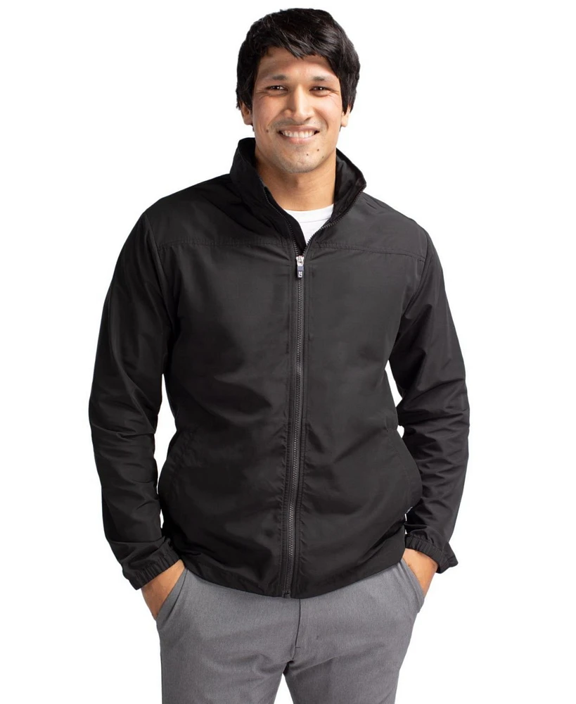 Cutter & Buck Men's Charter Eco Knit Recycled Full-Zip Jacket