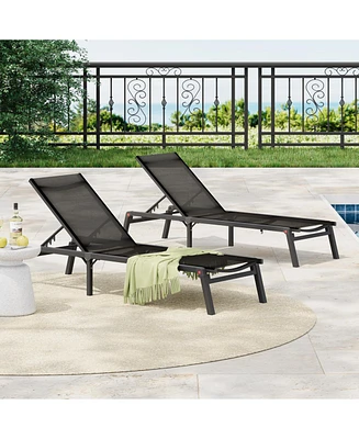 Westport Outdoor Folding Lounge(Set of 2)