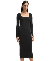 Boss by Hugo Women's Knitted Relaxed-Fit Dress