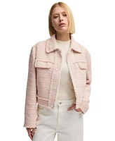 Boss by Hugo Women's Regular Fit Tweed Jacket