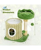 Cat Tree with Scratching Posts & Dangling Ball Fun & Engaging Play Tower for Cats