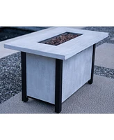 44" Outdoor Patio Propane Gas Fire Pit Table, 50,000 Btu