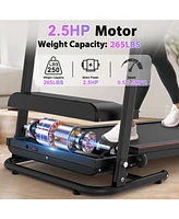 Electric Folding Treadmill for Home: Incline, Bluetooth, 2.5HP