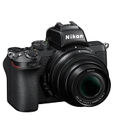 Nikon Nikon Z 50 Dx-format Mirrorless Camera Body with Nikkor 16-50mm f/3.5-6.3 Vr Lens, Flash Bundle with Flashpoint Ttl Flash, Case, 64GB Sd Card, U