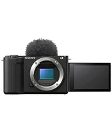 Sony Alpha Zv-E10 Ii Mirrorless Camera, Black, Bundle with 128GB Memory Card, 2x Battery, Charger Base, Microphone, Mt-11 Tripod and Pc Software Licen