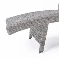 Stylish and Comfortable Wicker Armed Chaise Lounge (Optional 2-Pack)
