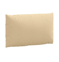 Pallet Cushions 2 pcs Melange Beige Fabric