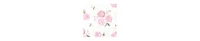 Hudson Baby Infant Girl Gown, Swaddle Blanket and Cap or Headband, Mom Floral, 0-6 Months