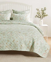 Greenland Home Fashions Olivia Garden Toile 3-Pc. Quilt Set