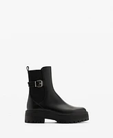 Mango Women's Buckled Chelsea Boots