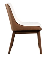 Furniture of America 2-Pc. Forest Wisp Boucle Fabric Dining Chair Set