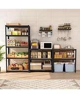 5-Tier Shelving Unit with 2000 Lbs Capacity Heavy-Duty Storage Rack for Home & Garage
