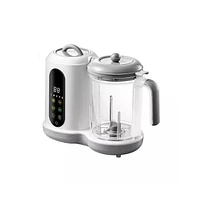 All-in-One Baby Food Prep Set; Multifunctional Baby Food Processor Steamer Blender + 12 Compact Glass Baby Food Storage Jars; Bpa-Free, Leakproof, Dur