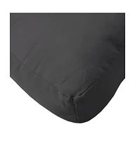 Pallet Cushion Black 22.8"x22.8"x3.9" Fabric