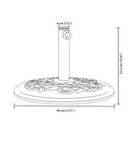 Parasol Base for 1.5"/1.9" Poles lb Round