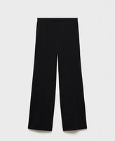 Mango Women's Straight Knitted Trousers