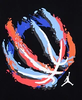 Jordan Little Boys 2-Piece Ball Fire Mixed Shorts and T-Shirt Set