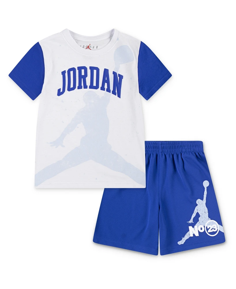 Jordan Little Boys 2-Piece 1984 Jumpman Shorts and T-Shirt Set
