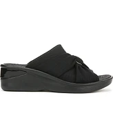 BZees Women's Serenade Washable Slide Wedge Sandals